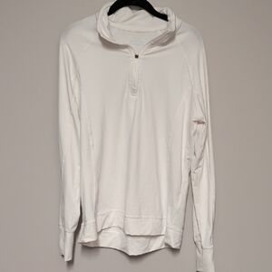 Vineyard Vines Cream Quarter-Zip Pullover